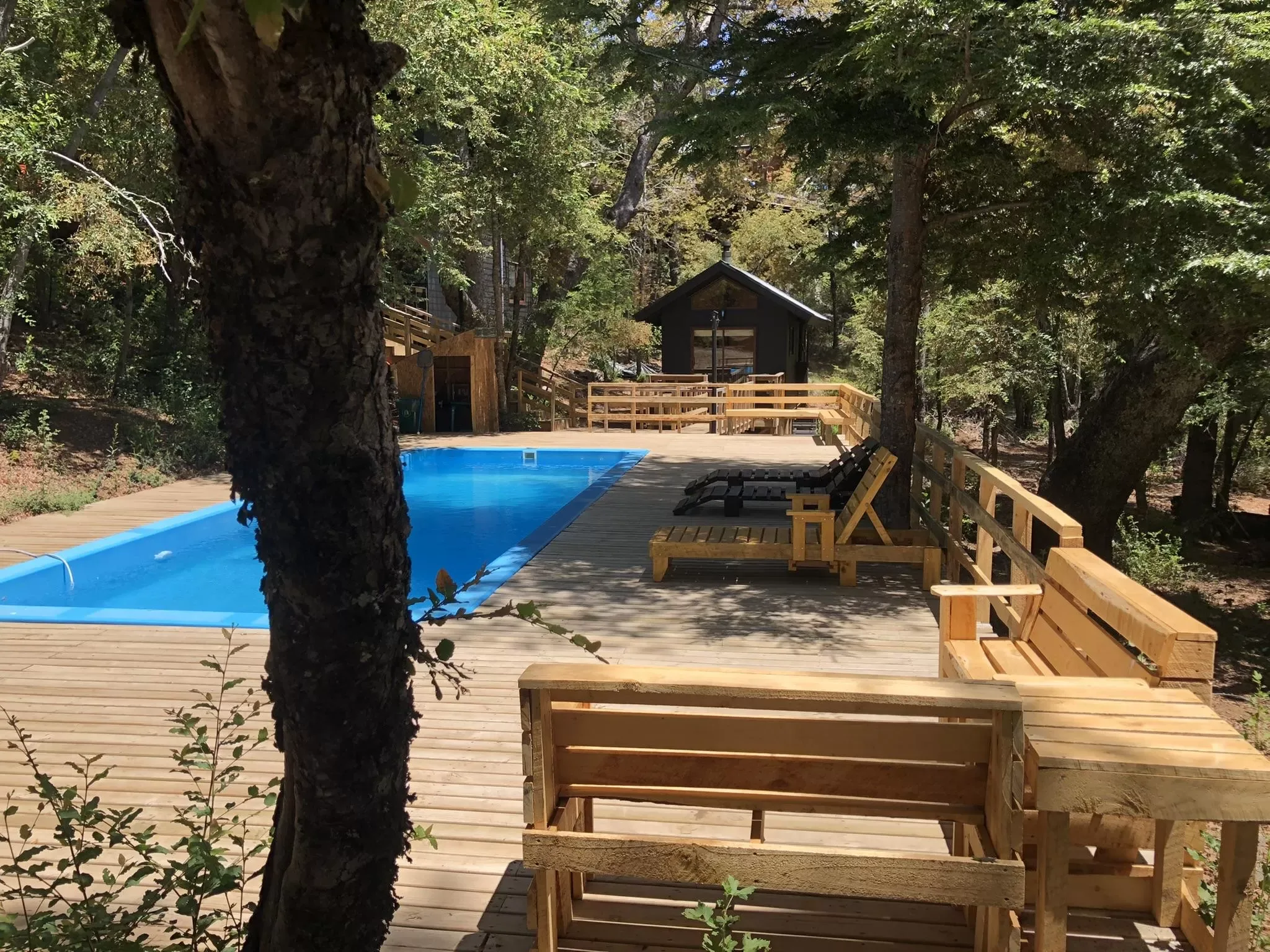 Piscina privada Cabañas Kalinaw